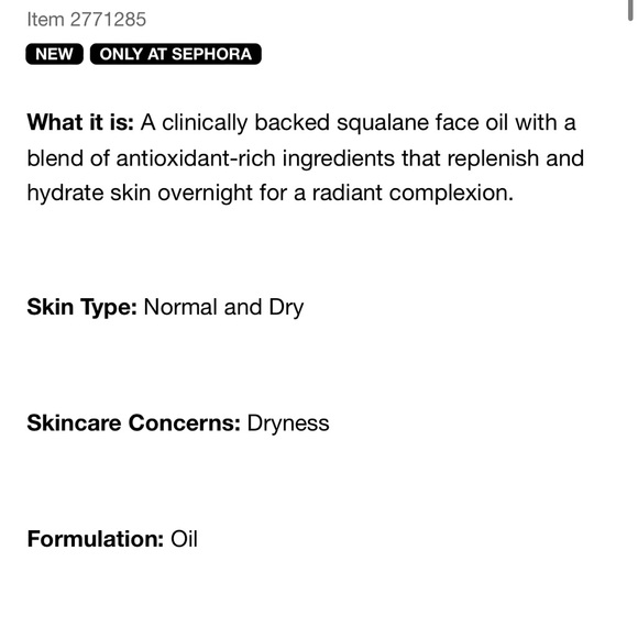 Keys Soulcare Deeply Replenishing Squalane Facial Oil - Picture 6 of 9